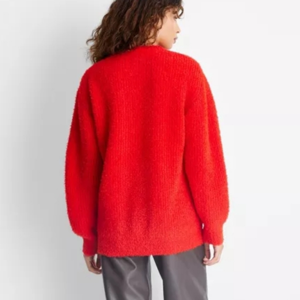 Future Collective Relaxed Crewneck Pullover Sweater - Picture 3 of 6